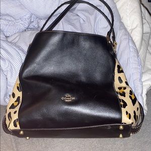 Cheetah coach purse